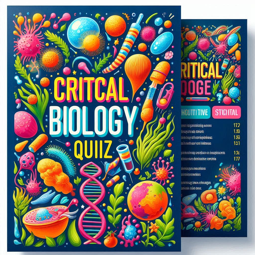 Biology quiz cover design