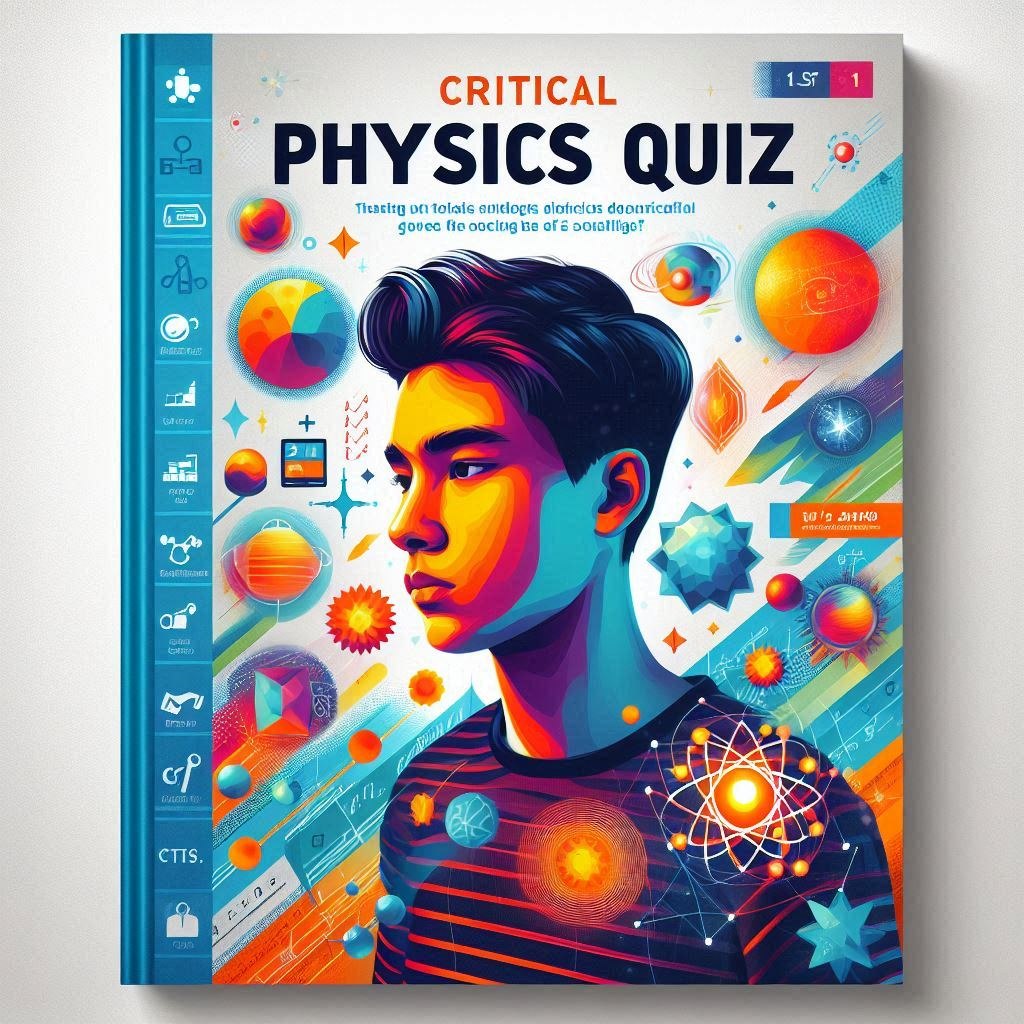 Physics quiz cover design